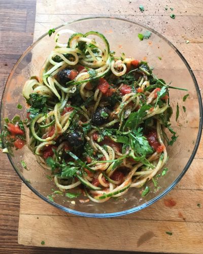 Gazpacho Style Cucumber Noodles Recipe