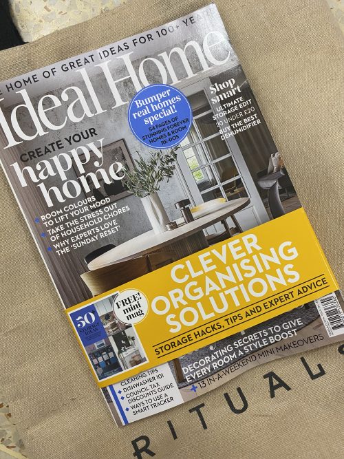 Ideal Home Magazine, Feb 2024, create a calm and beautiful space in your home